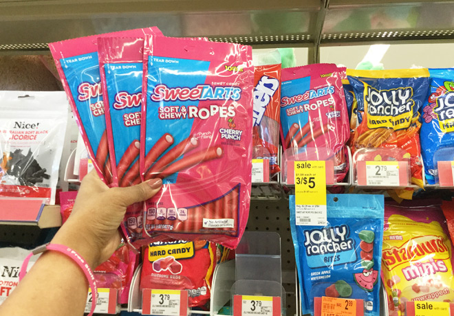 SweeTarts Ropes Peg Bag ONLY 92¢  at Walgreens (Regularly $2.29)