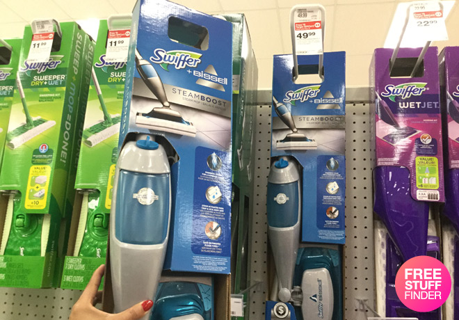 Swiffer Bissell SteamBoost Mop & Refill for Just $21.98 for Both at Target - Regularly $60