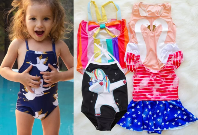 CUTE! Girls Swimsuits ONLY $12.99 (Reg $33)