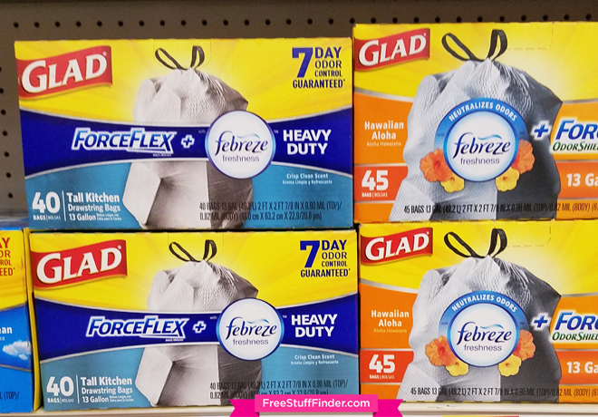 Target: Glad ForceFlex Trash Bags Only $7.49 (Print Coupon Now! 40 Count - Reg $11)