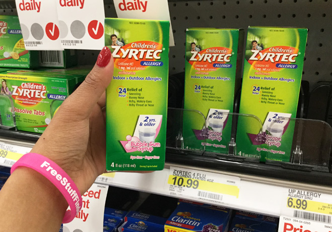 Children’s Zyrtec Allergy Relief ONLY $2.99 at Target (Regularly $11)