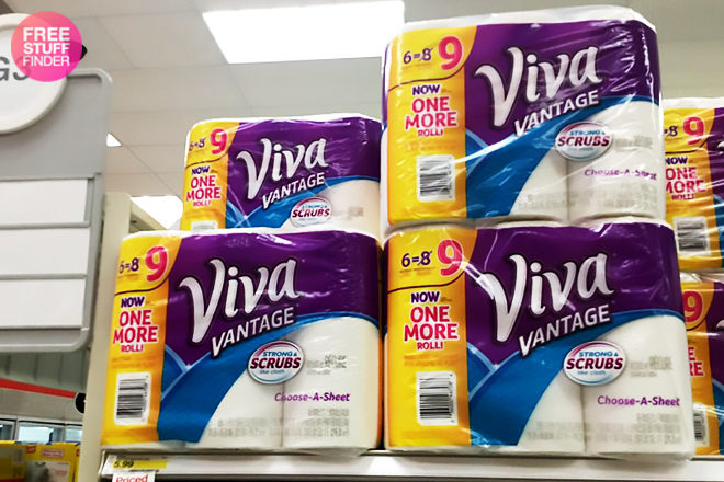 Viva Vantage Paper Towels 6-Pack Only $5.98 at Walmart.com or Target.com (SO EASY!)