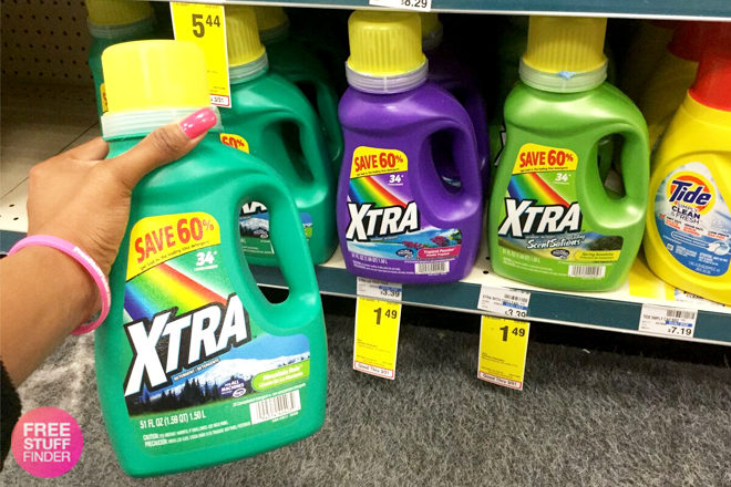 SO EASY! Xtra Laundry Detergent Just $1.49 at CVS Regularly $3.39 (No Coupons Needed!)