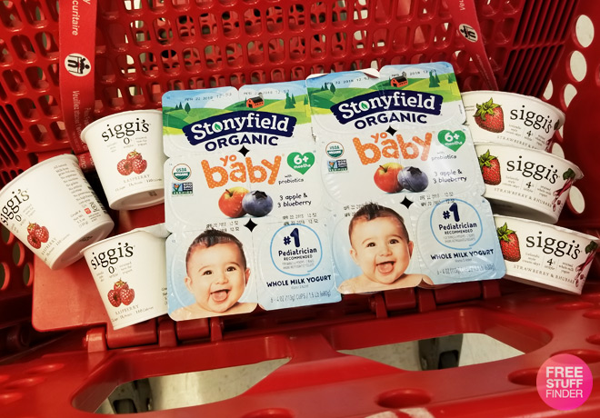 Stonyfield YoBaby Organic Yogurt (6 pk) ONLY 59¢ Each at Target (Regularly $3.29)