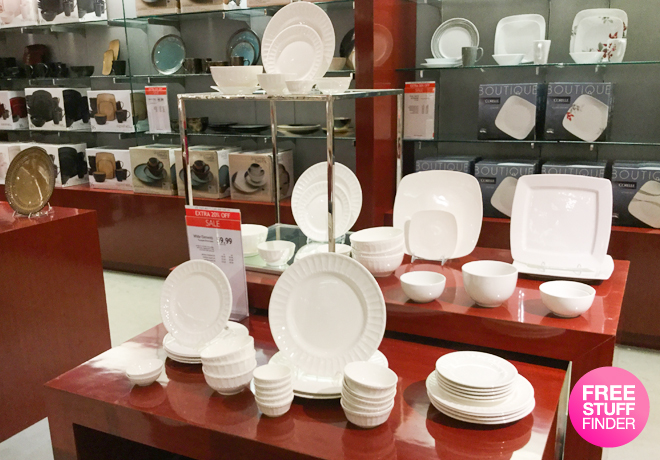 Macy's: White Elements 42-Piece Dinnerware Set JUST $37.99 + FREE Pickup (Reg $120)