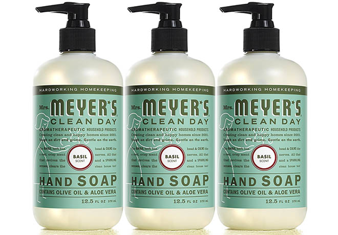 Mrs. Meyer's Clean Day Basil Hand Soap 3-Pack Just $9.55 on Amazon ($3.18 per Bottle!)