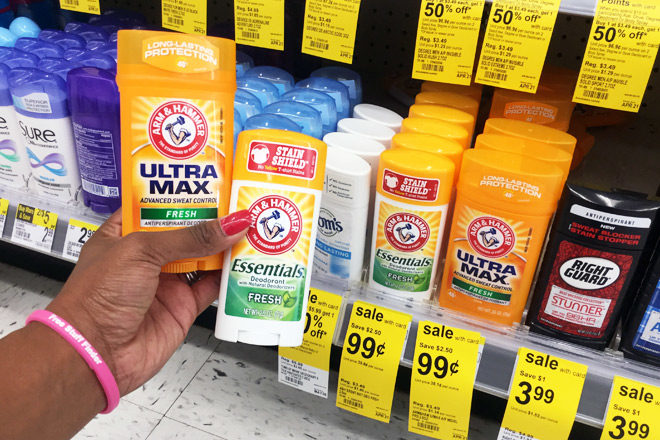 Arm & Hammer Deodorant for ONLY 99¢ at Walgreens (Reg $3.49) - No Coupons Needed!