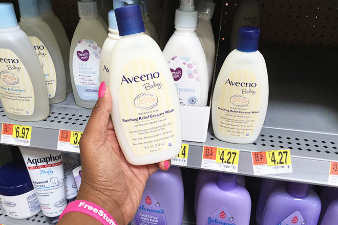 FREE Aveeno Baby Creamy Wash at Walmart + 73¢ Moneymaker