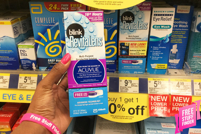 Blink Revitalens Contact Solution ONLY $1.79 at Walgreens (Reg $9.79)