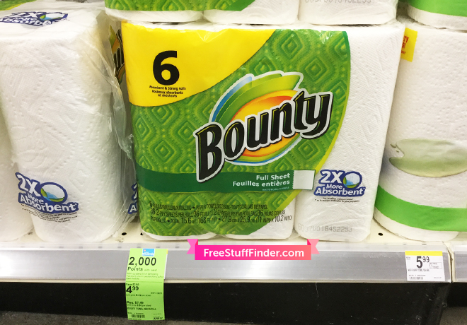 Bounty Paper Towels, Just $3.99 at Walgreens (Reg $7.49) - Only 67¢ Per Roll!