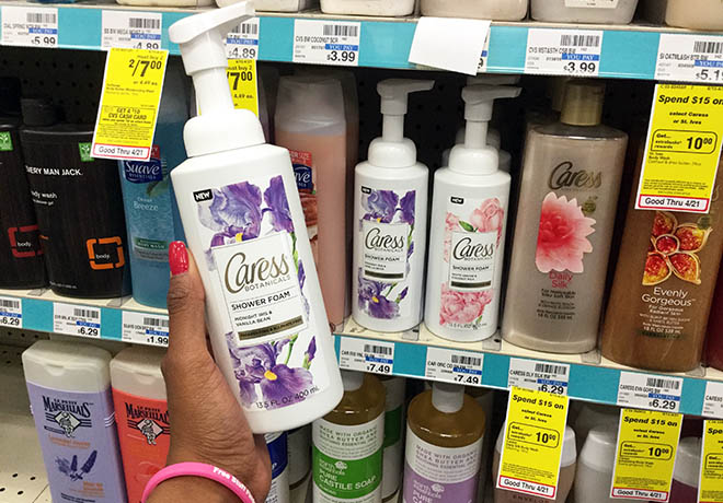 Caress Botanicals Shower Foam ONLY 99¢ at CVS (Regularly $7.49) - Print Now!