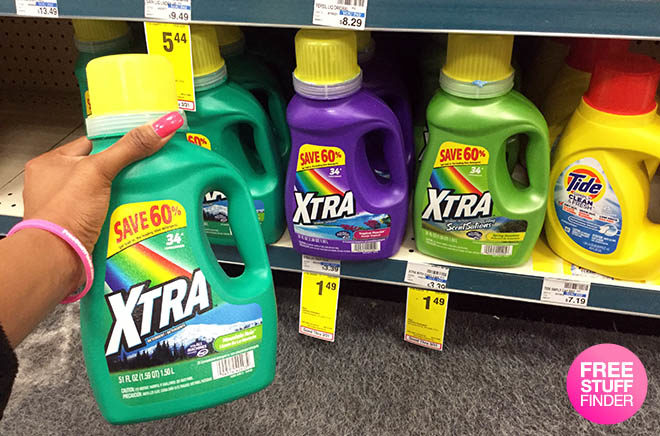 Xtra Laundry Detergent Just $1.49 at CVS (Regularly $3.39) - Just 4¢ per Load!