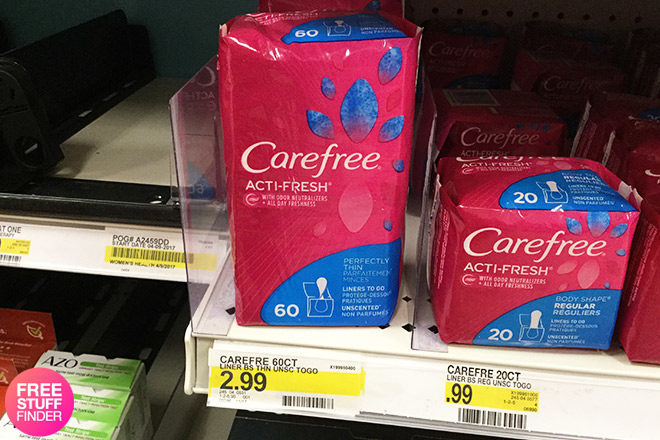 *NEW* $3 in Carefree & Stayfree Coupons (Carefree Pantiliners Only $1.69 at Target)