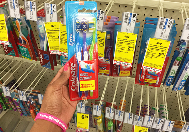 Colgate Extra Clean Toothbrush 3-Pack for Just $1.89 at CVS (Just 63¢ Per Toothbrush!)