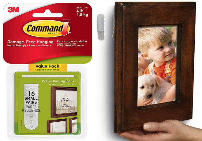Amazon: Command Picture Hanging Strips 16-Pack Only $4.89