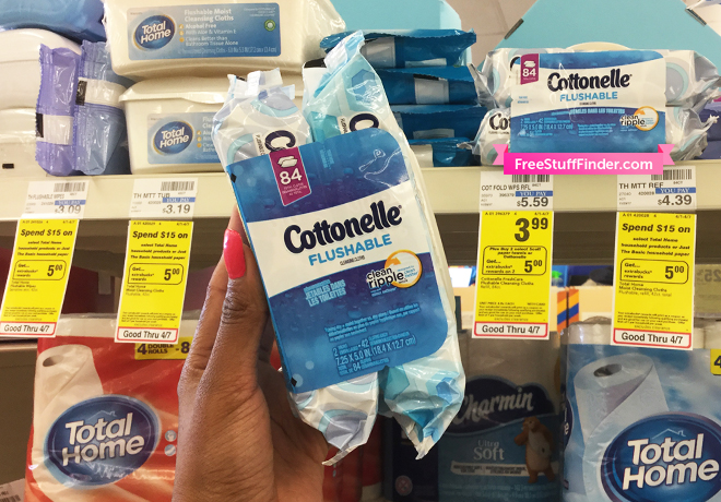 Cottonelle Cleansing Cloths Refill, JUST 74¢ Each at CVS - Regularly $4!