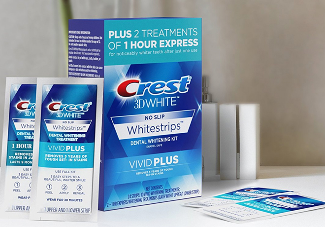 Crest 3D Vivid Plus Whitestrips, Just $24.99 + FREE Shipping at Amazon (Reg $35.49)