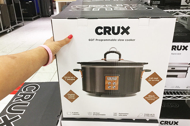 Macy’s: Crux 6Qt Programmable Slow Cooker Only $29.93 (Regularly $75) + FREE Pickup