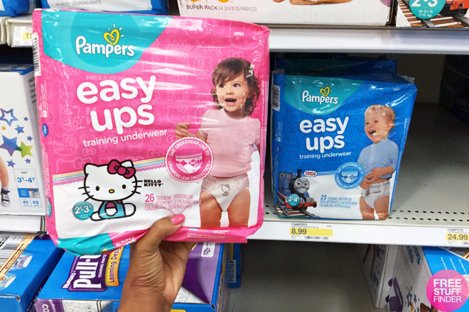 Pampers Easy-Ups Training Underwear for ONLY $3.99 at Target (Regularly $9)