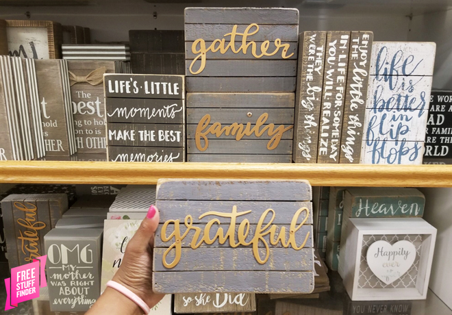 Kohl's: Boxed Sign Wall Decor, Only $3.39 + FREE Store Pickup (Regularly $10)