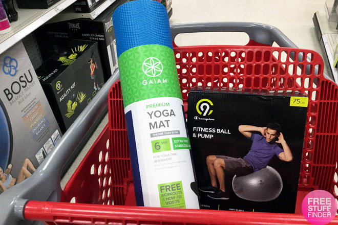 Target: $10 Off $40 Fitness Gear Purchase (Yoga Mats, Weights, Balance Balls!)