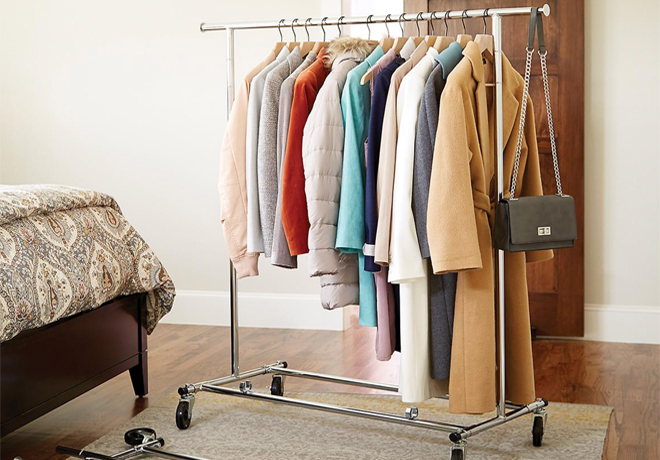 Amazon: Chrome Garment Rack, ONLY $20.10 - Regularly $45!