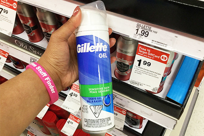 Gillette Shave Gel ONLY 19¢ at Target (Regularly $2)