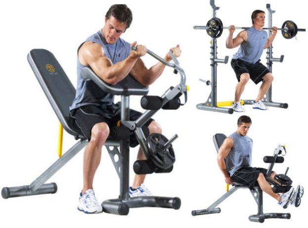 Walmart: Gold's Gym Workout Bench & Rack, Just $139 + FREE Shipping (Reg $179)