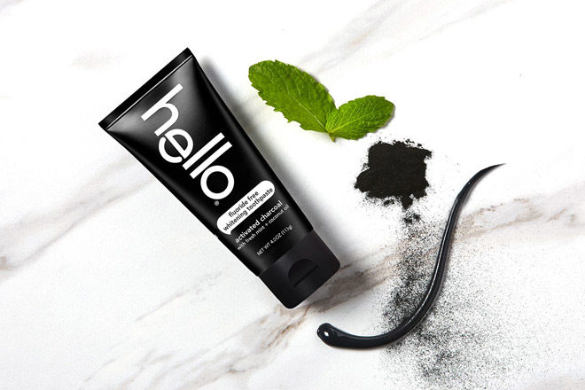 Possible FREE Sample Hello Activated Charcoal Whitening Toothpaste