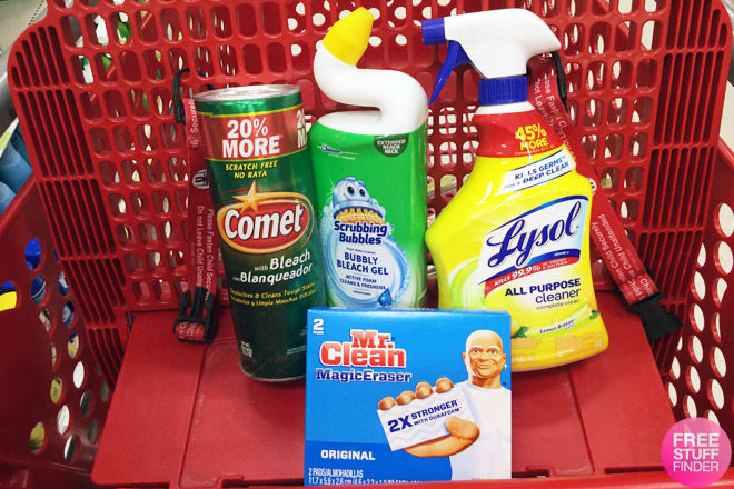 FREE $5 Gift Card with $15 Household Cleaning Purchase This Week at Target