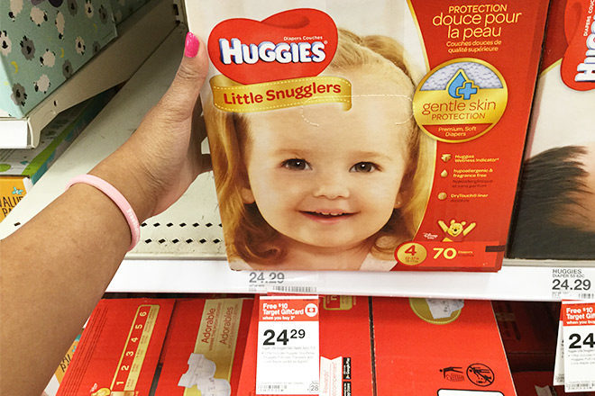 Huggies Diapers JUST $17 at Target (Reg $24)