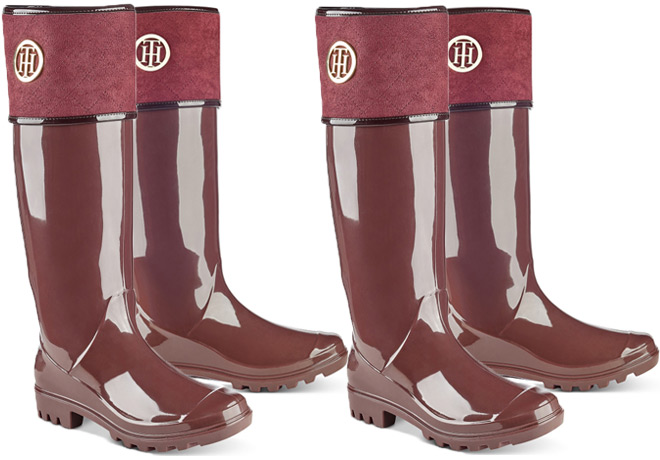 Tommy Hilfiger Women’s Shiner Rain Boots ONLY $31 (Regularly $89) at Macy’s