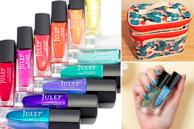 Adorable Makeup Caddy + 3 Nail Polishes for ONLY $30 + FREE Shipping ($72 Value!)