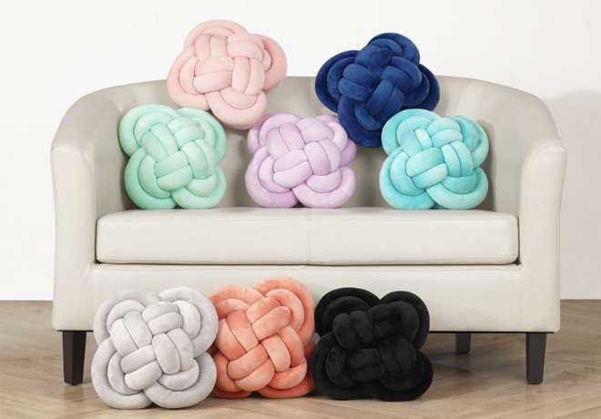Walmart: Decorative Pretzel Knot Pillow, Just $10 + FREE Store Pickup (Reg $25)