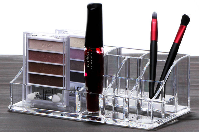 Deluxe 9-Compartment Cosmetic Organizer JUST $2.60