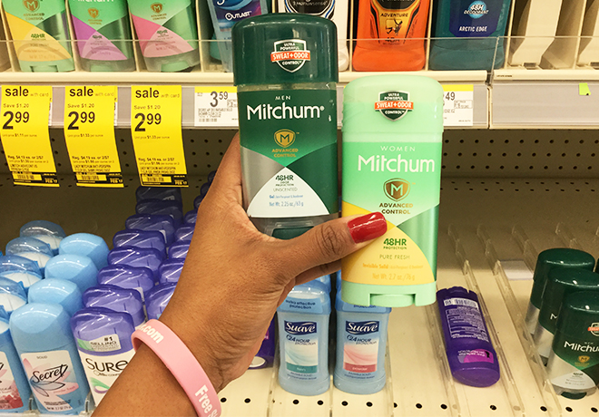 Mitchum or Lady Mitchum Deodorant Just 99¢ at Walgreens (Reg $4.19)