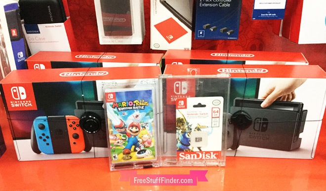Nintendo Switch Bundle Just $329.98 + FREE Shipping ($498 Value!) - Today Only!