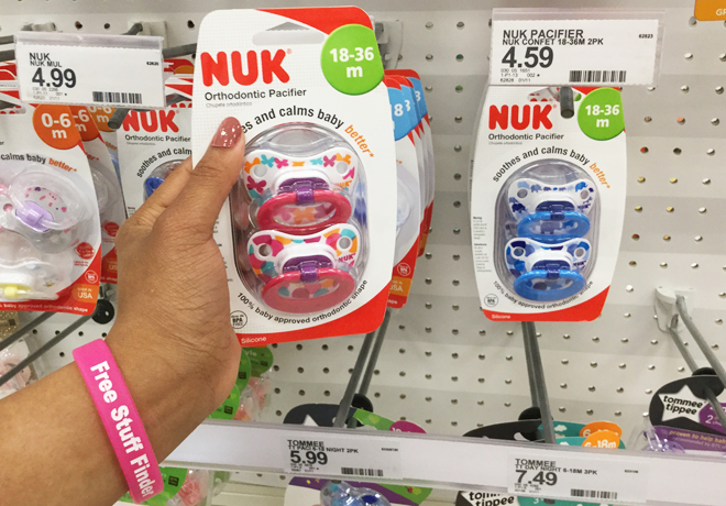 NUK Pacifiers 2-Pack ONLY $2.59 at Target (Regularly $4.59) - Print Now!