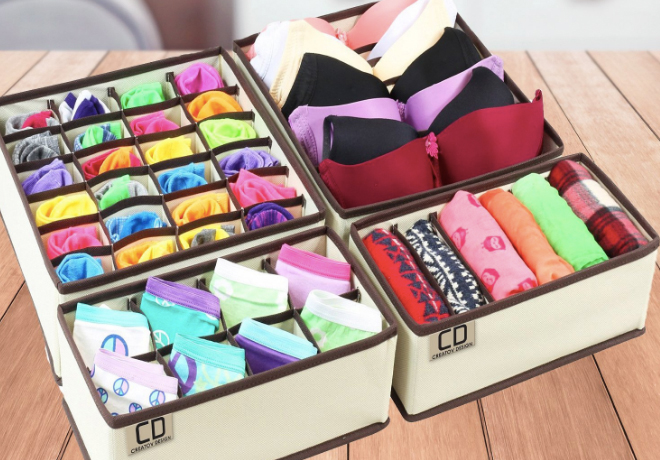 Drawer Organizers 4-Sets Just $15.99 + FREE Shipping (REG $40)