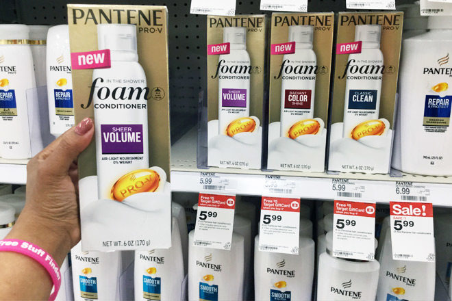 Pantene Shampoo & Foam Conditioner for Only $1.24 at Target (Regularly $6)