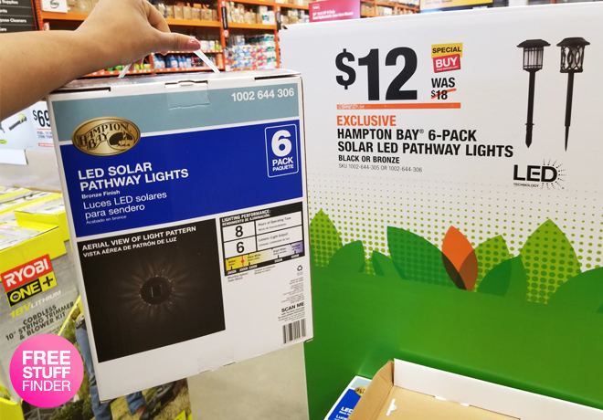 Solar LED Lights 6-Pack, Just $12 at Home Depot - Regularly $18 (Today Only!)