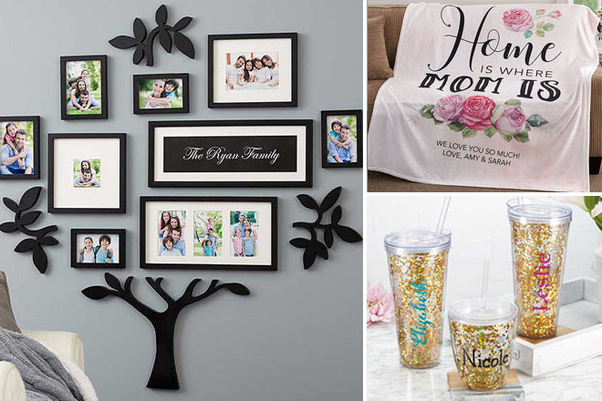 HURRY! Personalized Mother’s Day Gifts Starting at $20 (Pillows, Frames, Tumblers)