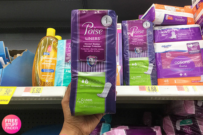 Poise Pads & Liners ONLY $0.68 at Walmart (Regularly $4.68!)