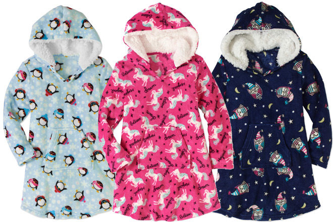 Girls Sherpa-Lined Pullover Gown Only $5.50 + FREE Pickup (Regularly $12.87)