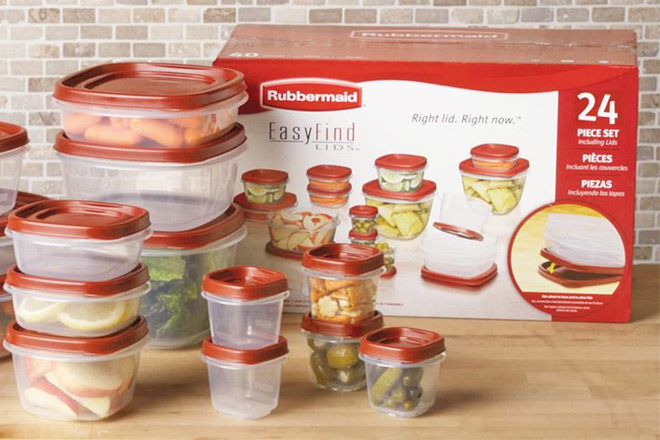 RARE! FREE Rubbermaid 24-Piece Container Set + FREE Pickup (New TCB Members)