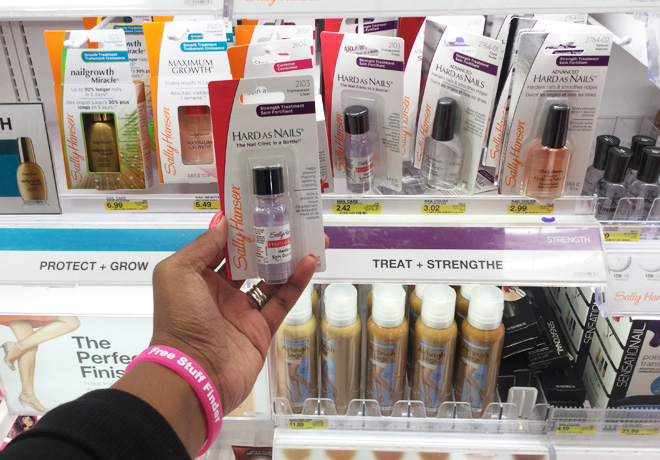 FREE Sally Hansen Nail Strengthener or Hardener at Target + $1.58 Moneymaker