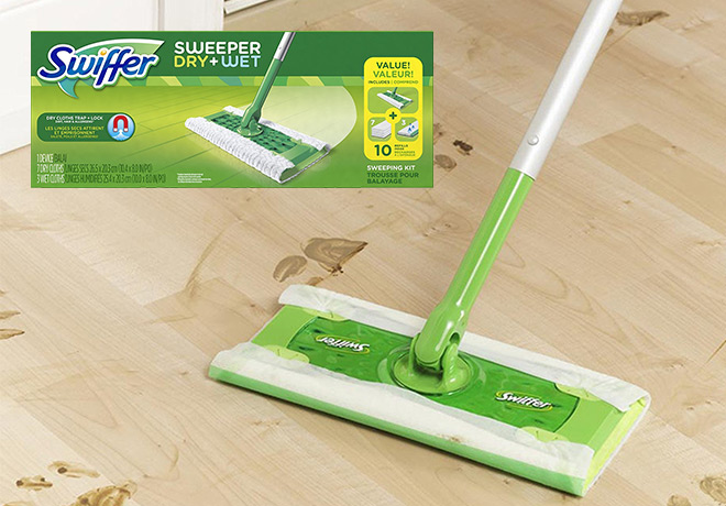 HURRY! FREE Swiffer Sweeper Starter Kit + FREE Store Pickup ($12 Value!)