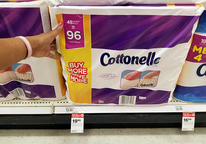 Cottonelle Double-Roll Bath Tissue 48-Pack Only $16.11 at Target (Reg $20) - 34¢ per Roll!