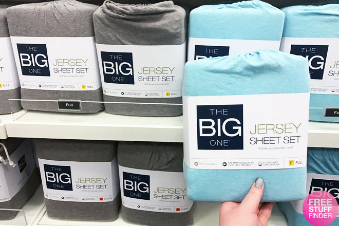 The Big One Jersey Sheet Sets Starting at ONLY $15.29 + FREE Pickup (Regularly $45)