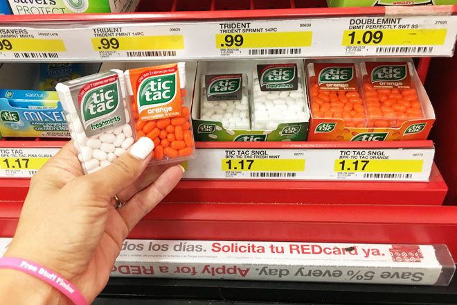 *HOT* Tic Tac Singles ONLY 67¢ at Target (Regularly $1.17) - PRINT NOW!